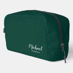 Neceser Groomsmen personalizado de escritura moderna