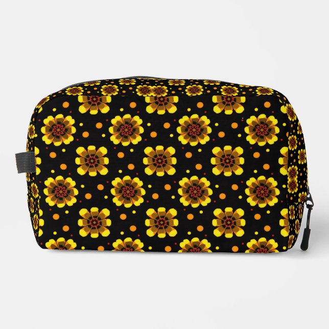 Neceser Groovy 70s Daisy Flower Power Pattern (Anverso)