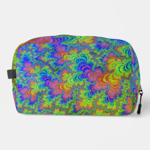 Neceser Groovy colorido Boho Hippie Trippy Rainbow Fractal