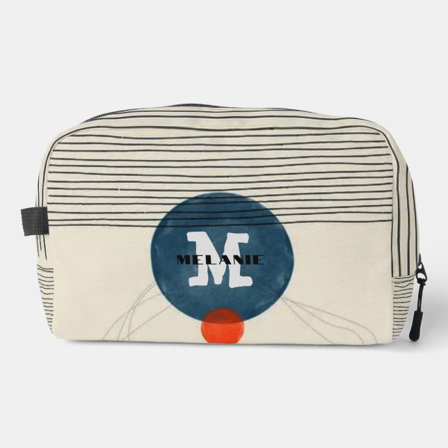 Neceser Grunge aestheticstripes minimal Monogram (Anverso)