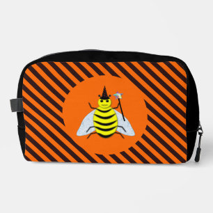 Neceser Halloween Magic Bee Witch naranja y Black Stripes