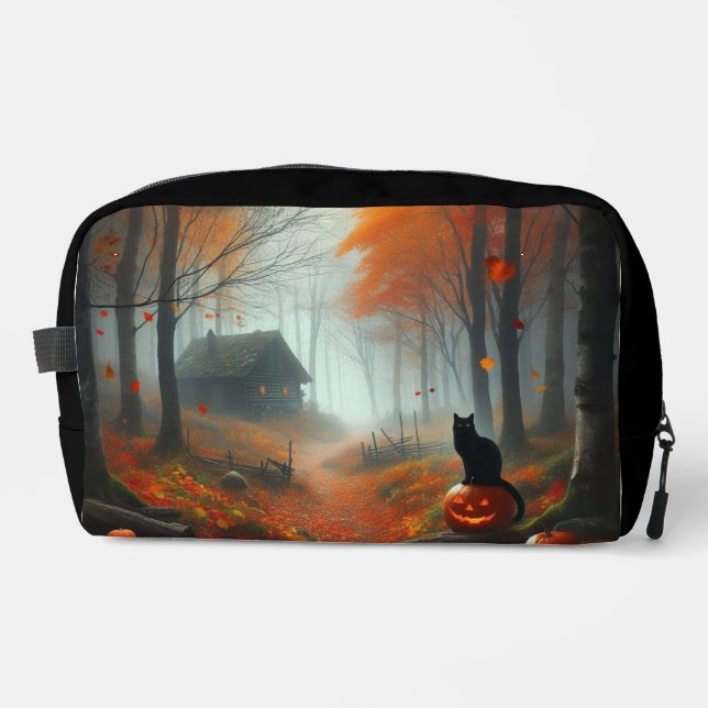 Neceser Halloween/otoño/otoño/otoño/calabaza/gato (Anverso)