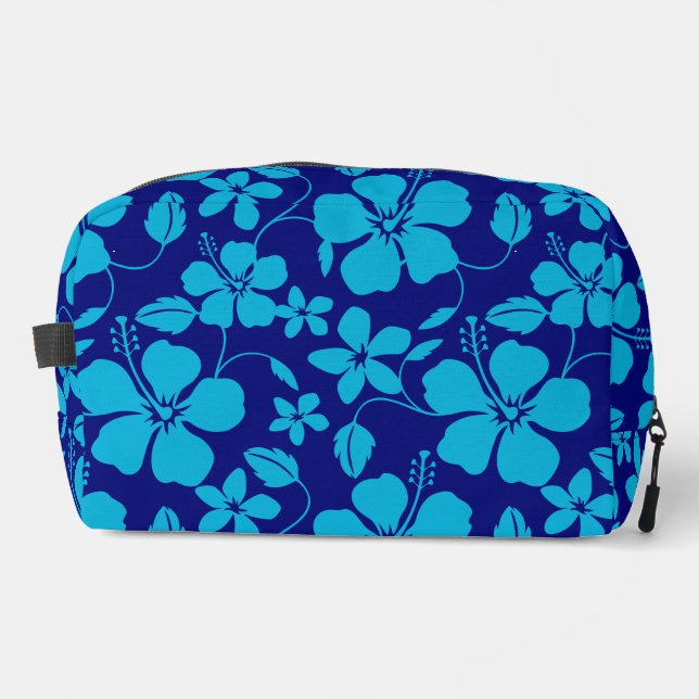 NECESER HAWAIIAN HULA (HIBISCUS) DARK/LIGHT BLUE (Anverso)