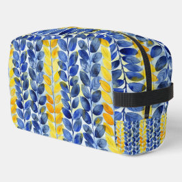 Neceser Hojas amarillas y azules