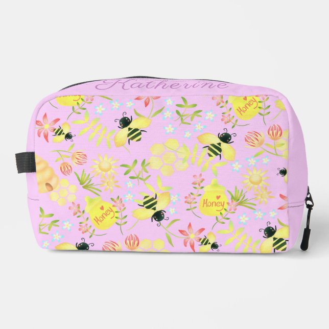 Neceser Honey Bee Rosa (Anverso)