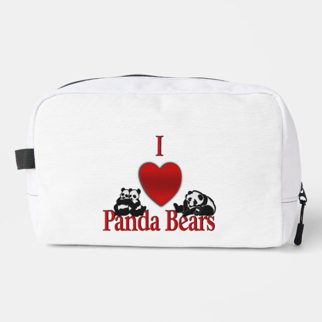 Neceser I Heart Panda Bears Fun (Anverso)