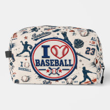 I Love Baseball Vintage American Sports Design