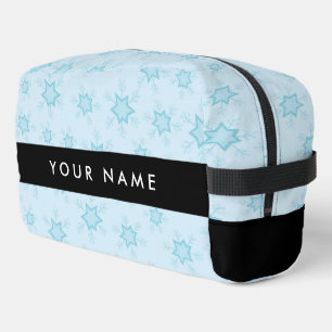 Neceser Ice Blue Snowflakes, su nombre, Personalice