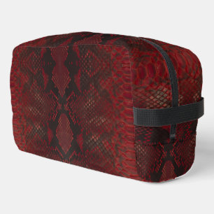 Neceser Impresión de Python rojo y negro