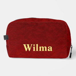 Neceser Impresión personalizada de terciopelo real de carn