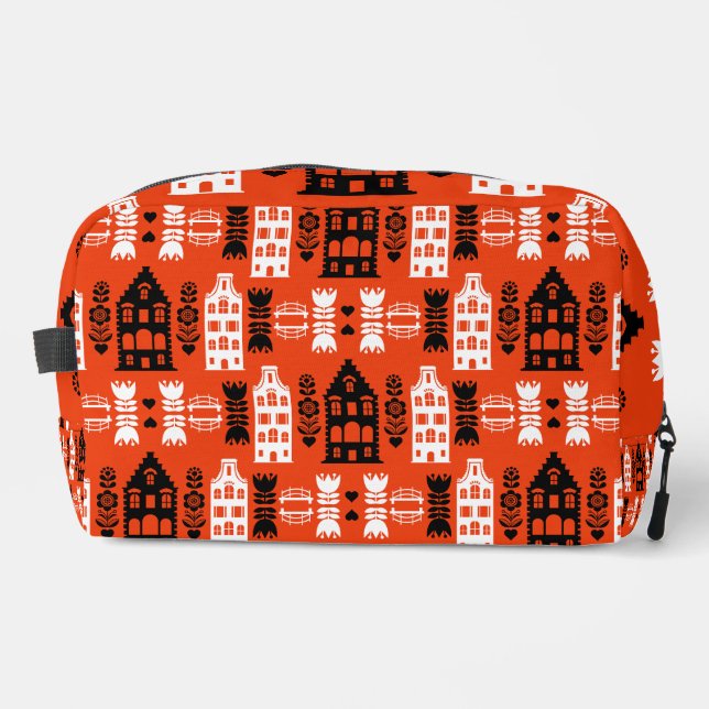 Neceser Imprimir arte folclórico holandés en los Países Ba (Anverso)