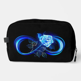 Neceser Infinito brillante con rosa azul