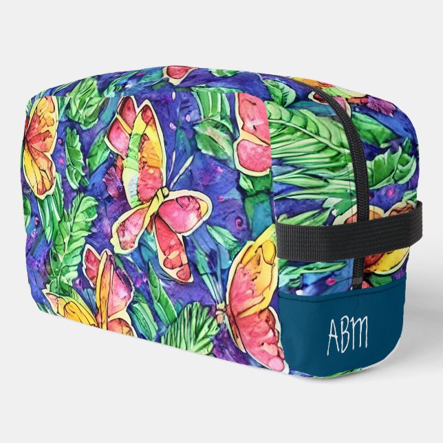 Neceser iniciales Adorables Mariposas en la naturaleza Flo (Esquina izquierda)