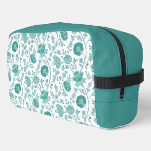 Neceser Jacobean Floral Big Pattern en blanco