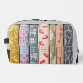 Neceser Jane Austen Books + Quote (gray)