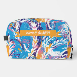 Neceser Jardín de nevadas por la mañana. kit de dopp