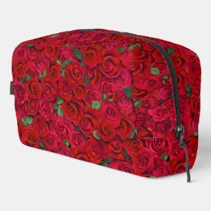 Neceser Jardín de Rosas Rojas Patrón Floral Sin Costuras R
