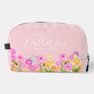 Neceser Jardín Floral Rosa Personalizado