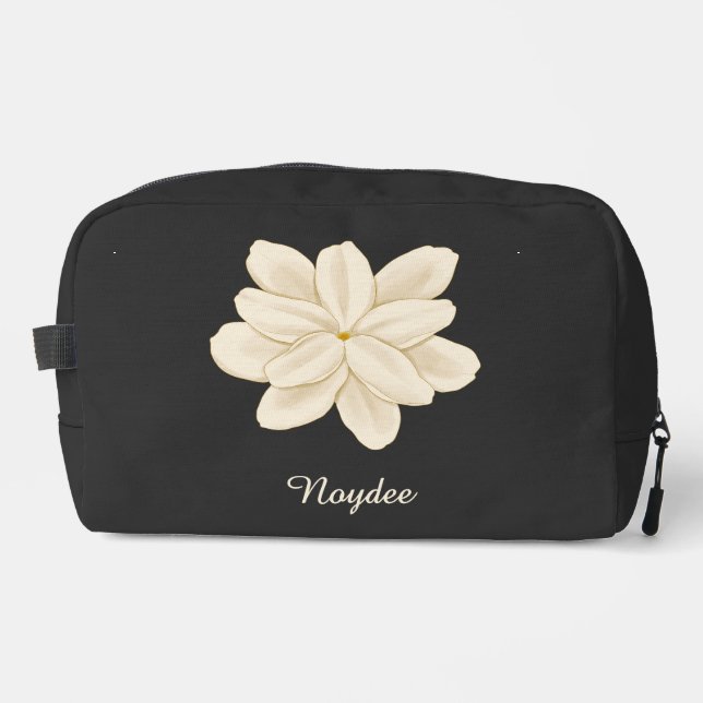 Neceser Jasmine Flor Blanca Nombre Elegante (Anverso)