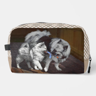 Neceser Keeshond Pintando la época de juegos Cute Original