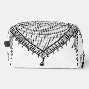 Neceser Keffiyeh palestino Scarf tejido tradicional
