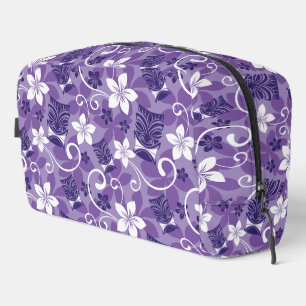 NECESER KIT DE ASEO CON DISEÑO TIKI DE LUAU (PÚRPURA)