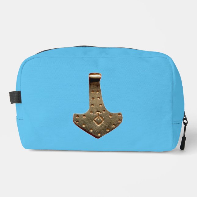 Neceser Kit de dopp azul Gold Thor Hammer (Anverso)