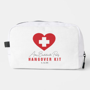 Neceser Kit de resaca para despedida de soltera con corazó
