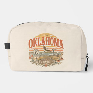 Neceser Kit de viaje por la pradera de la ruta 66 de Oklah