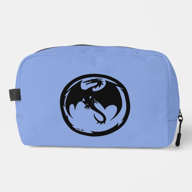 Neceser Kit dopp azul Black Dragon (Anverso)