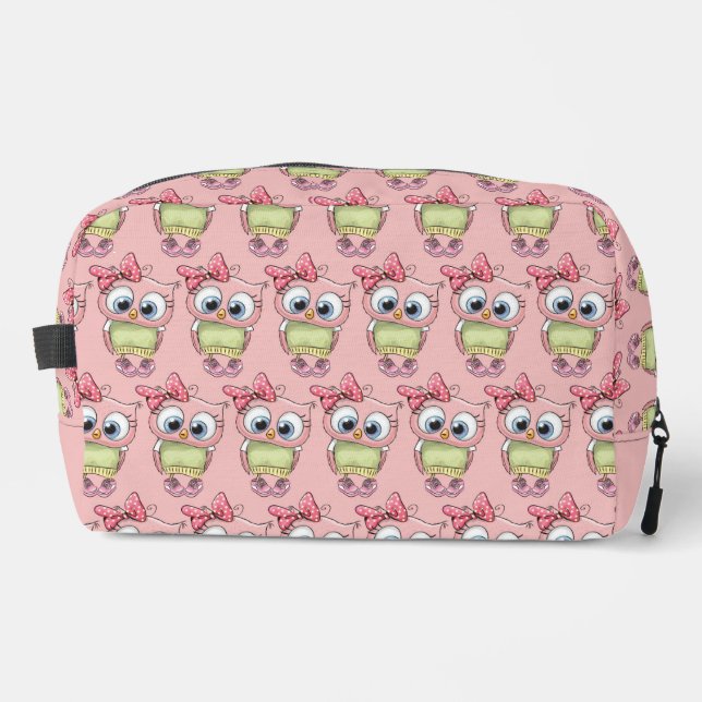 Neceser Kit Dopp de búho (Anverso)