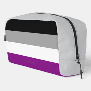 Neceser La bandera del orgullo asexual de SlipperyJoe enfa