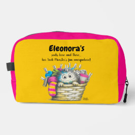 Neceser La fucsia amarilla agita la alegría de los monstru