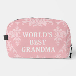 Neceser La Mejor Abuela del Mundo Elegante Rosa Suave Blan