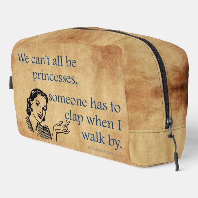 Neceser La princesa de SlipperyJoe aplaude caminar diverti (Esquina derecha)