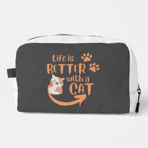 Neceser la vida es mejor con un gato
