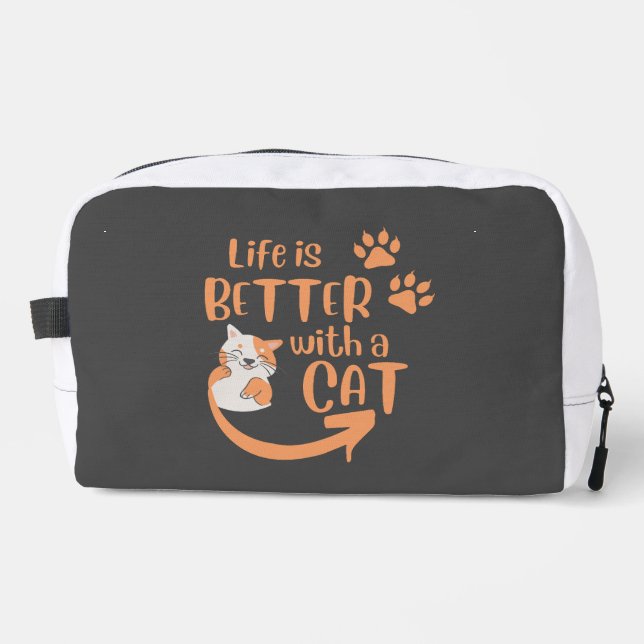 Neceser la vida es mejor con un gato (Anverso)