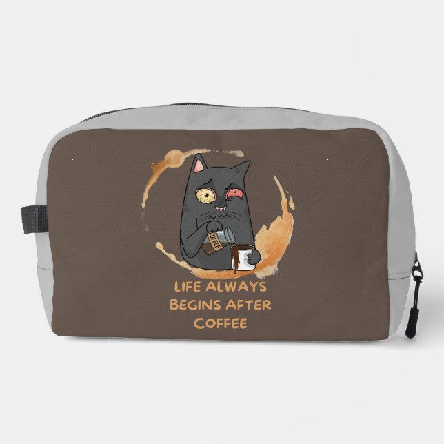 Neceser la vida siempre comienza después del café (Anverso)