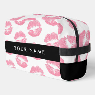 Neceser Labios rosados, besos, pintalabios, tu nombre, per