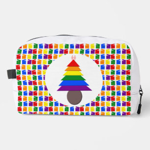 Neceser Lesbianas arcoiris Árbol y regalo de Navidad