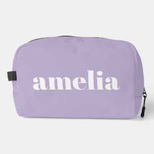 Neceser Lindo Morado Lavanda Monograma