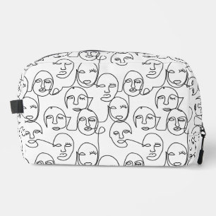 Neceser Líneas abstractas modernas se enfrentan a una líne