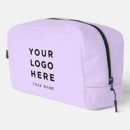 Neceser Logo de Negocio Morado Pastel Nombre Instagram Via