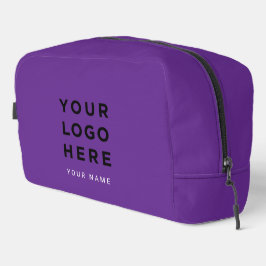 Neceser Logo de Negocio Simple Violeta Nombre Instagram Vi