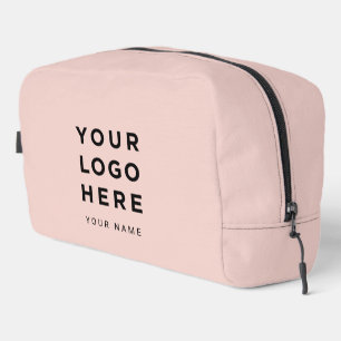 Neceser Logotipo de Negocio Rosa Sonrojado Nombre Instagra