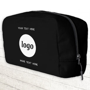 Neceser Logotipo de texto para promoción de marca en negro
