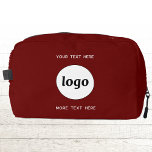 Neceser Logotipo Textos Comerciales Promoción de marca en<br><div class="desc">Añade tu propio logotipo a este diseño. Minimalista y profesional. Cambie o elimine el texto superior e inferior, añada su nombre, lema de la empresa, número de teléfono o sitio web. Ideal para un producto promocional para sus empleados, personal, clientes y clientes. Ideal para ferias, viajes, eventos corporativos o deportivos...</div>