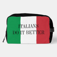 Los italianos lo hacen mejor, bandera graciosa de 