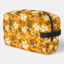 NECESER LUAU TIKI PATTERN (NARANJA) DOPP KIT