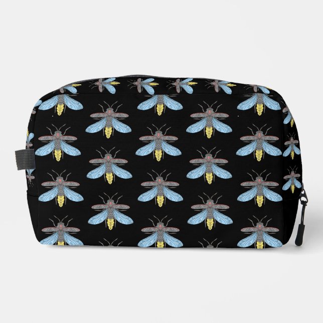 Neceser Luciérnaga (negra) - Dopp Kit (Anverso)